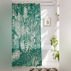 Urban Outfitters - Saskia Pomeroy Plants Shower Curtain